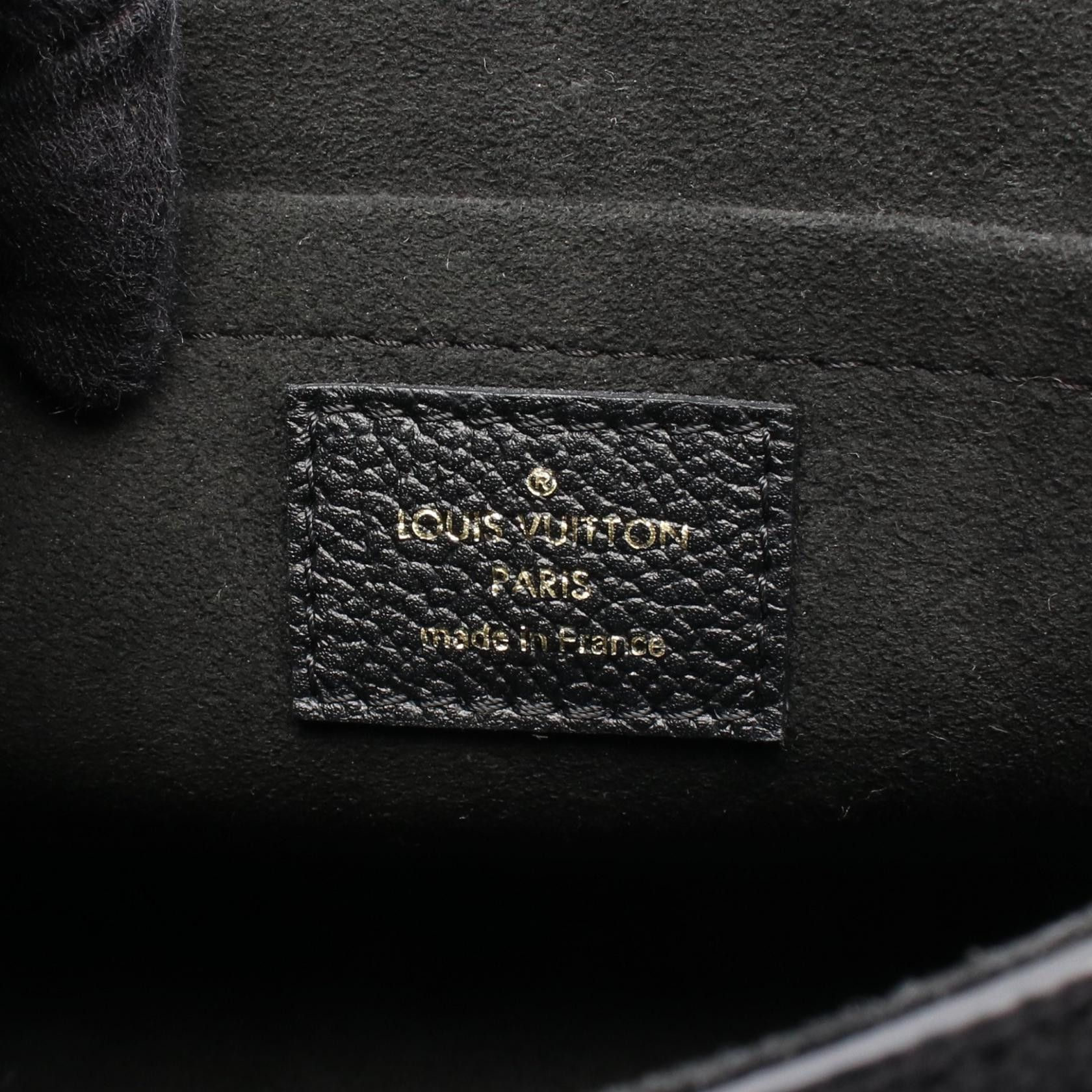 Louis Vuitton Louis Vuitton Vavin Bb Monogram Empreinte Noir Double Chain Shoulder Bag Leather Black Size ONE SIZE - 4 Thumbnail