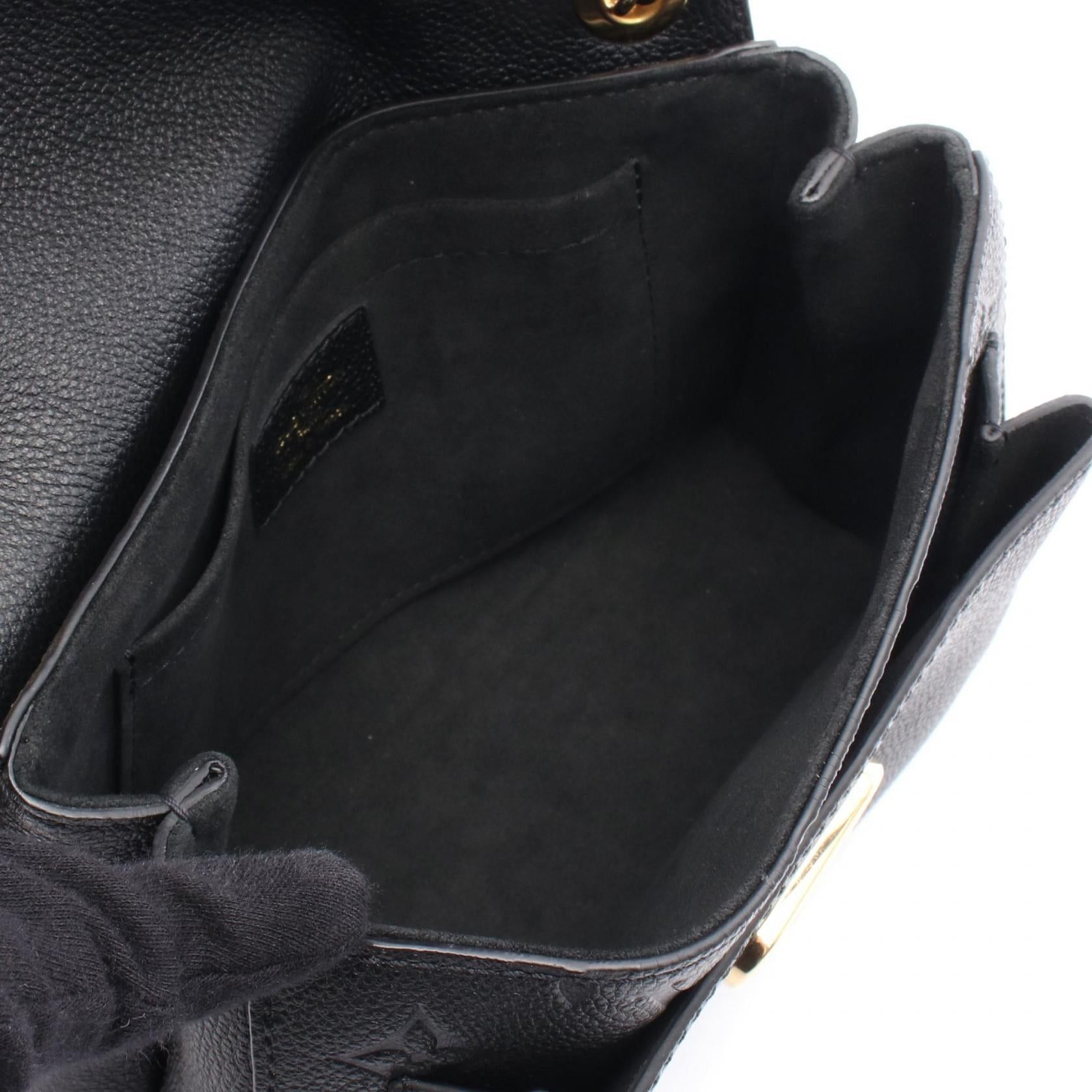 Louis Vuitton Louis Vuitton Vavin Bb Monogram Empreinte Noir Double Chain Shoulder Bag Leather Black Size ONE SIZE - 3 Thumbnail