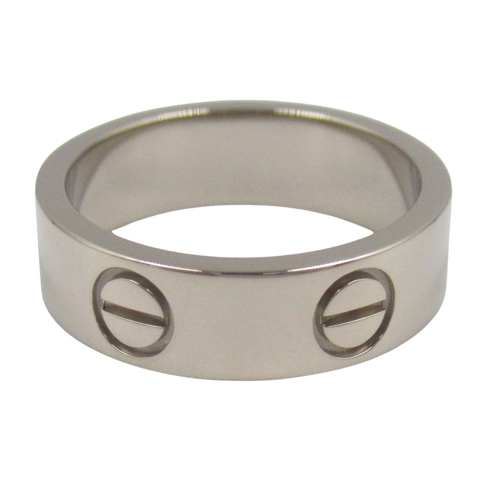 Cartier Cartier Love Ring K18Wg (White Gold) Silver Size ONE SIZE - 3 Thumbnail