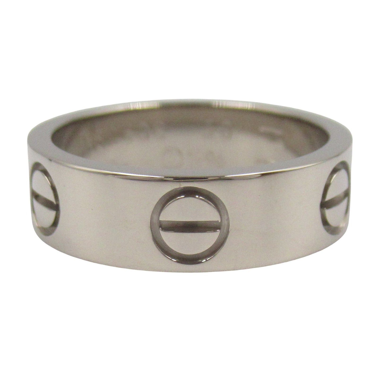 Cartier Cartier Love Ring K18Wg (White Gold) Silver Size ONE SIZE - 2 Thumbnail