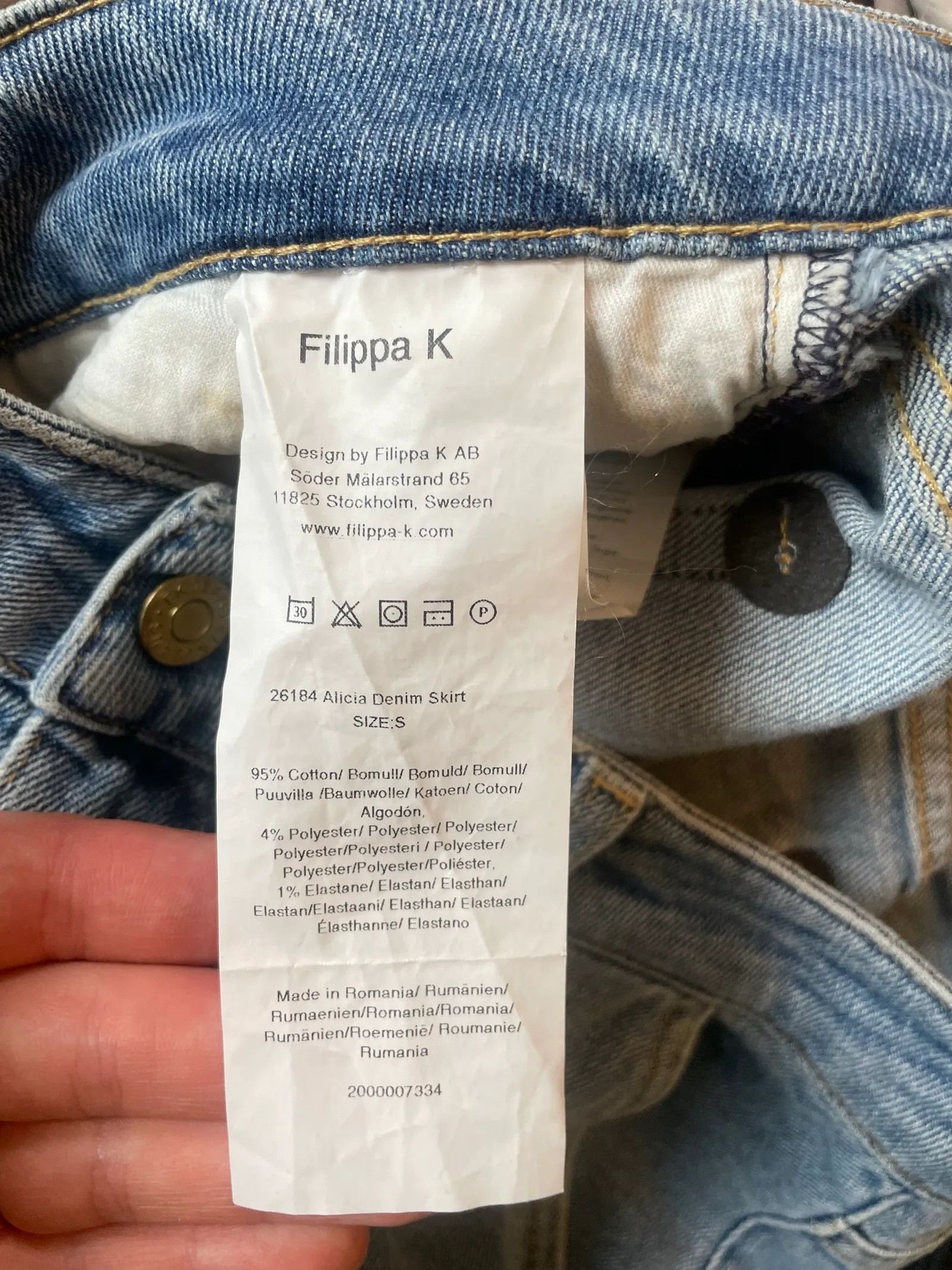 Filippa K Filippa K Denim Midi Skirt Skirt Size 27" / US 4 / IT 40 - 3 Thumbnail