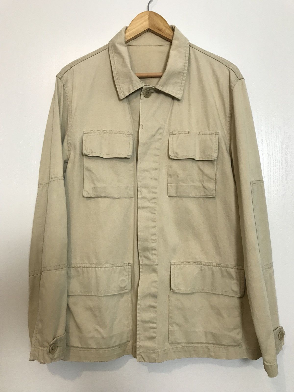 Helmut Lang 1998 Olive Military Jacket - Ākaibu Store