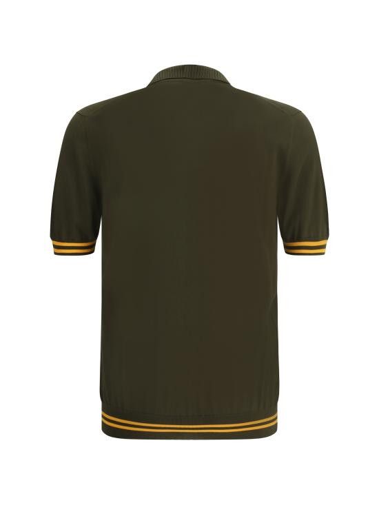 Kiton KITON Men Polo Shirts UMK0708V105A003 MILITAREAR GREEN Size US S / EU 44-46 / 1 - 2 Thumbnail