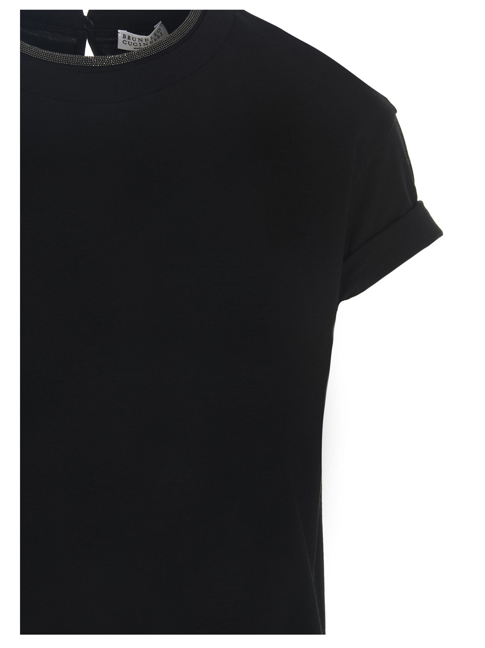 Brunello Cucinelli Monile Crew-Neck T-Shirt Size L / US 10 / IT 46 - 3 Thumbnail