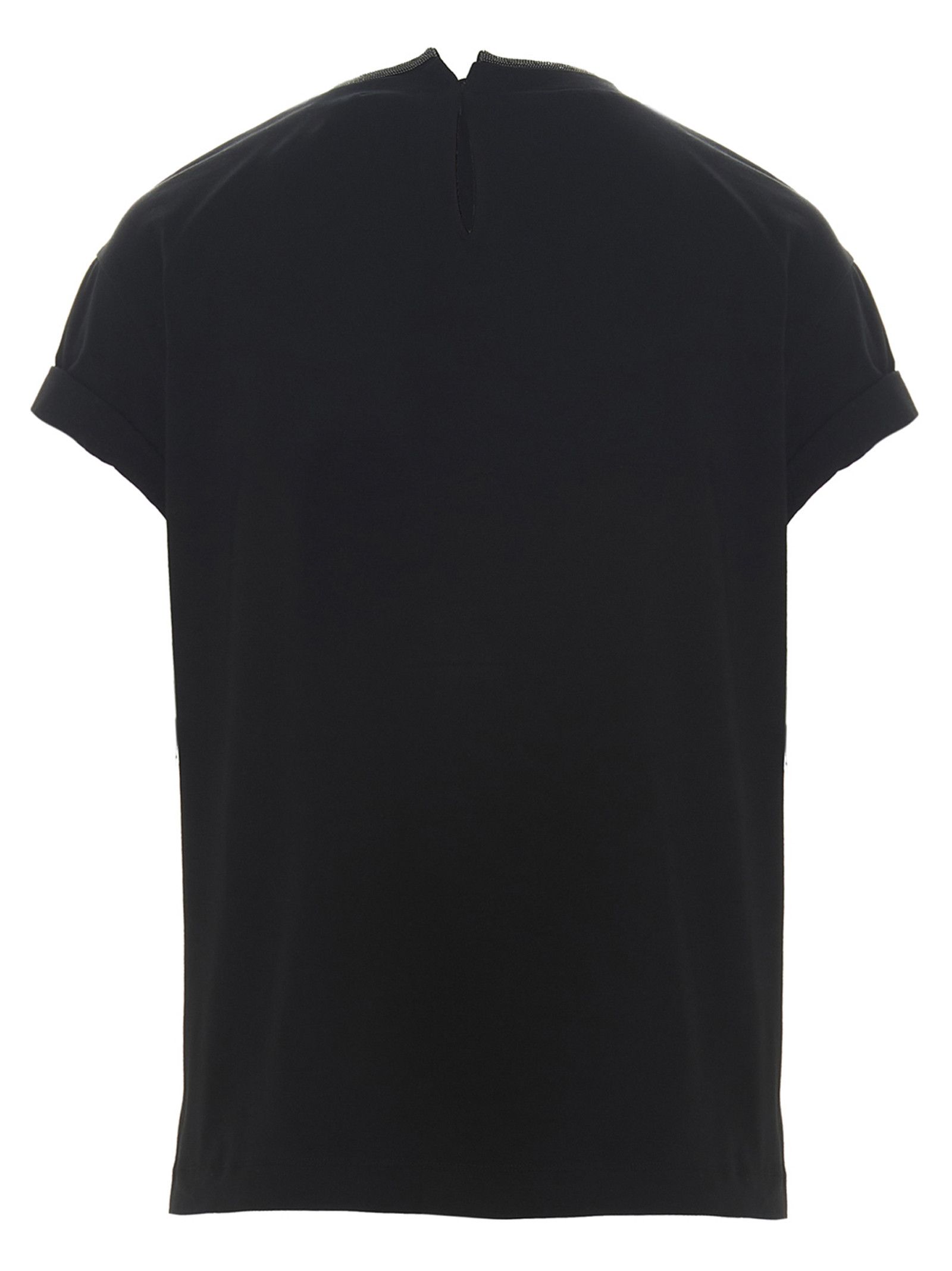 Brunello Cucinelli Monile Crew-Neck T-Shirt Size L / US 10 / IT 46 - 2 Thumbnail