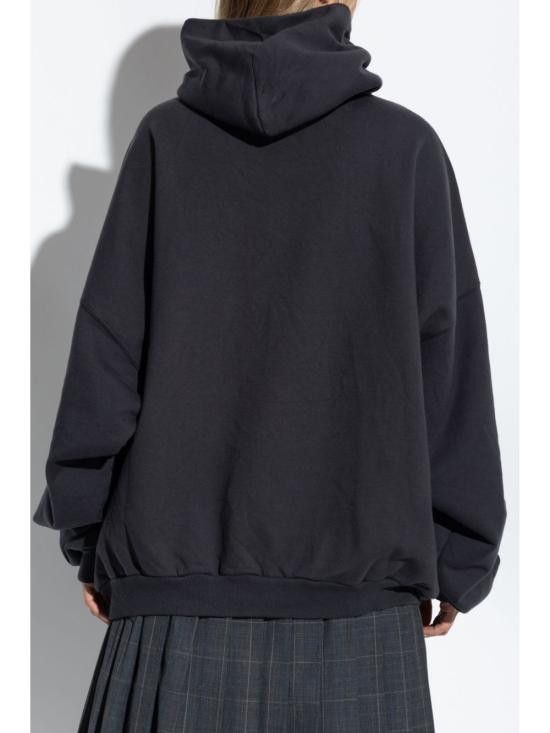 Balenciaga BALENCIAGA Women Hoodies 803265D TRVC59034 Black Size XS / US 0-2 / IT 36-38 - 4 Thumbnail