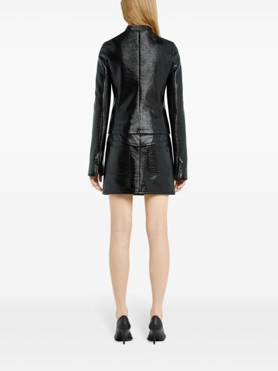 Courreges COURREGES Women Jackets 125CBL257VY0014 9999 Black Size S / US 4 / IT 40 - 2 Thumbnail
