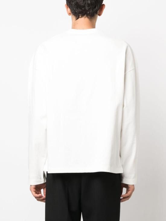 Jil Sander JIL SANDER Men T-Shirts J22GC0136 J45148102 White Size US M / EU 48-50 / 2 - 3 Thumbnail