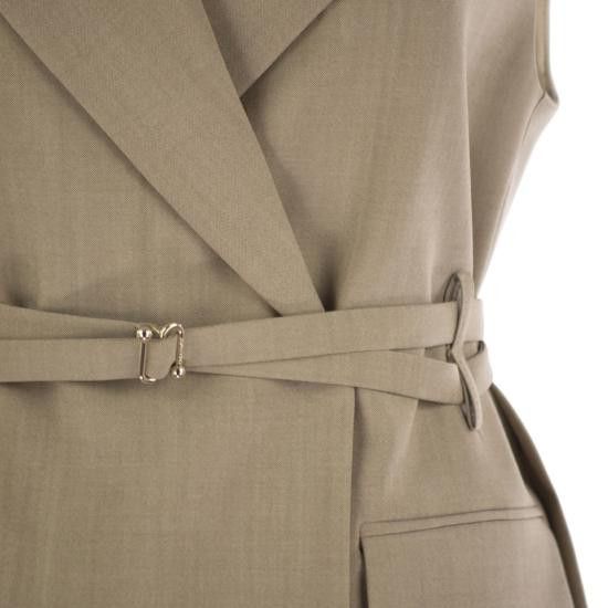 Sportmax SPORTMAX Women Vests 2522286011600 BEIGE Size S / US 4 / IT 40 - 4 Thumbnail