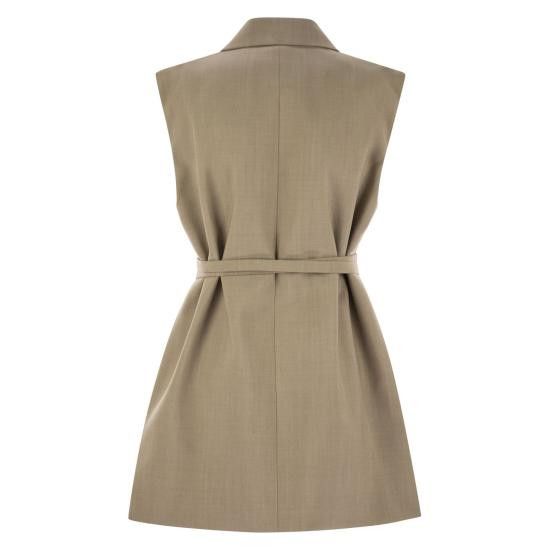 Sportmax SPORTMAX Women Vests 2522286011600 BEIGE Size M / US 6-8 / IT 42-44 - 2 Thumbnail