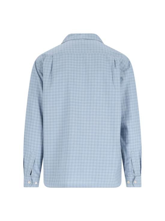Sunflower SUNFLOWER Men Long Tops 1262 BLUE CHECK Blue Size US M / EU 48-50 / 2 - 2 Thumbnail