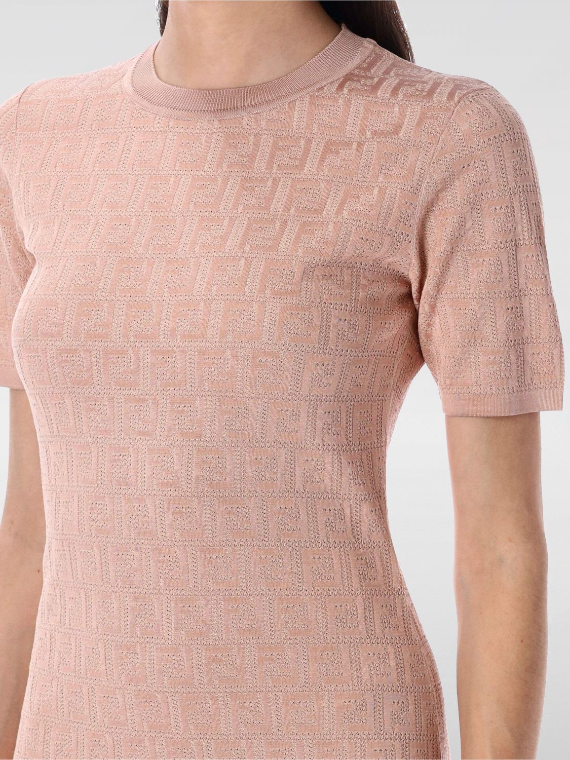 Fendi Fendi Dress Woman Pink Size M / US 6-8 / IT 42-44 - 3 Thumbnail