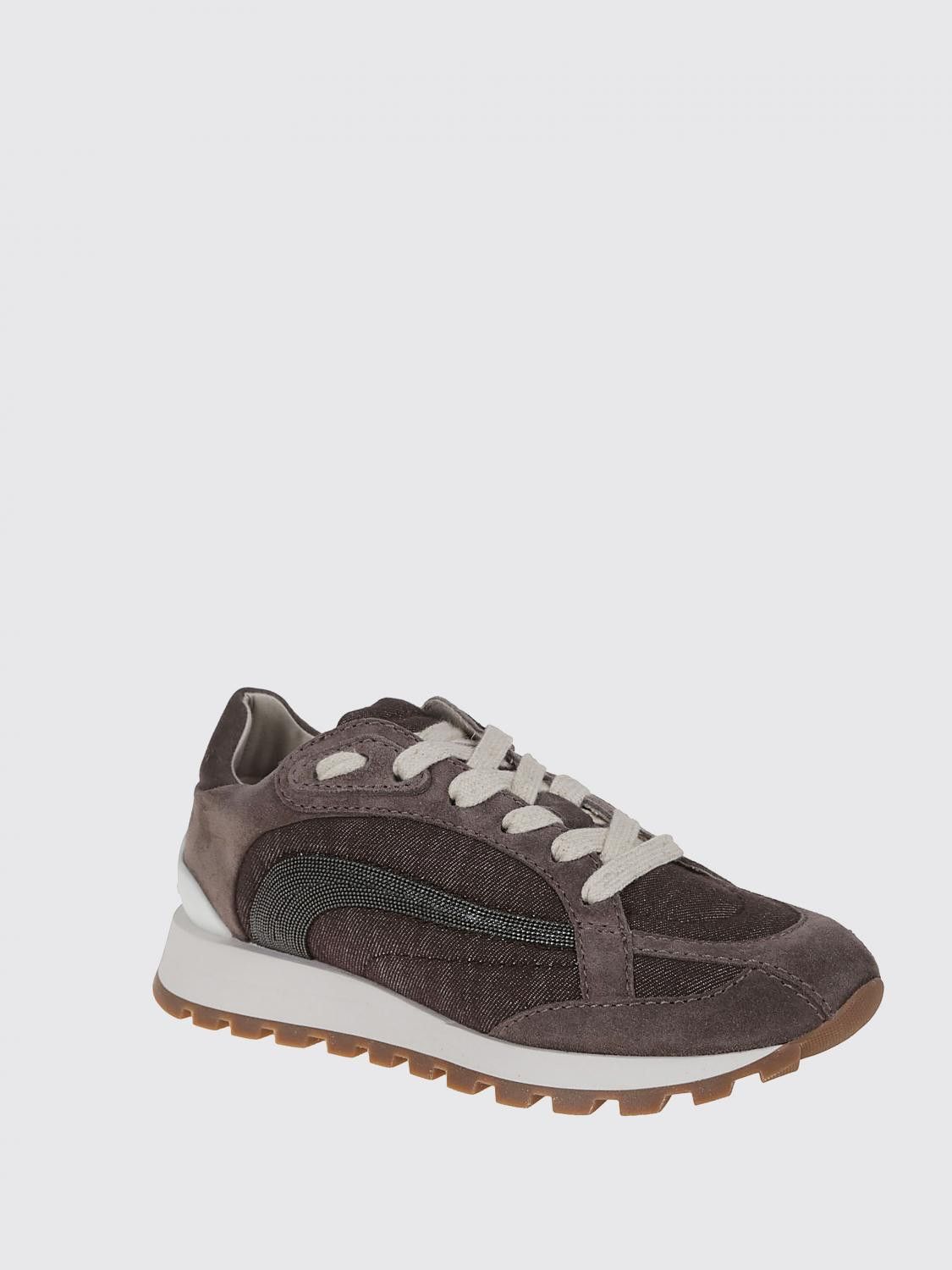 Brunello Cucinelli Brunello Cucinelli Sneakers Woman Brown Size US 6.5 / IT 36.5 - 2 Thumbnail
