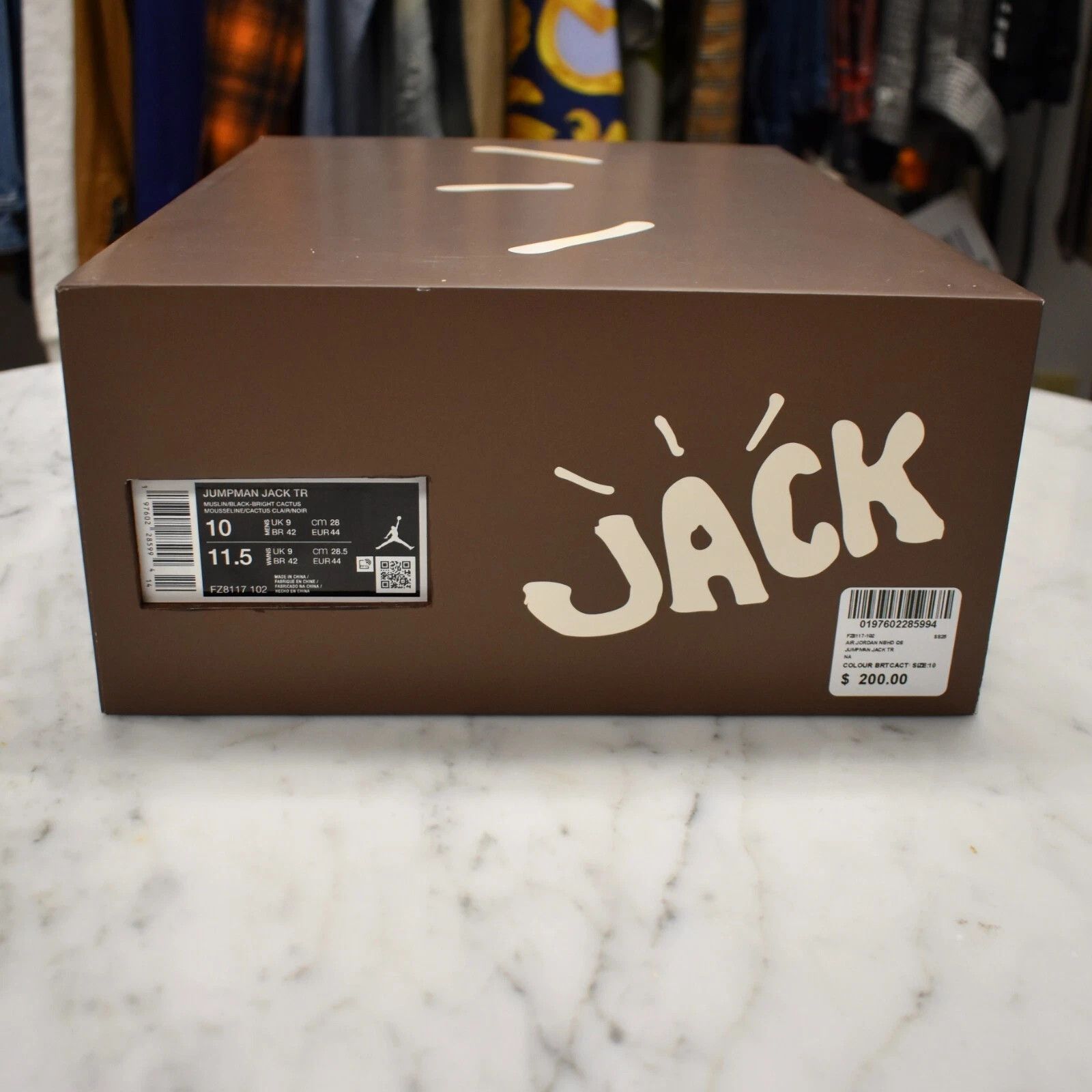 Jordan Brand × Nike × Travis Scott Nike Travis Scott Jordan Jumpman Jack TR Cactus Muslin Size US 10 / EU 43 - 21 Thumbnail