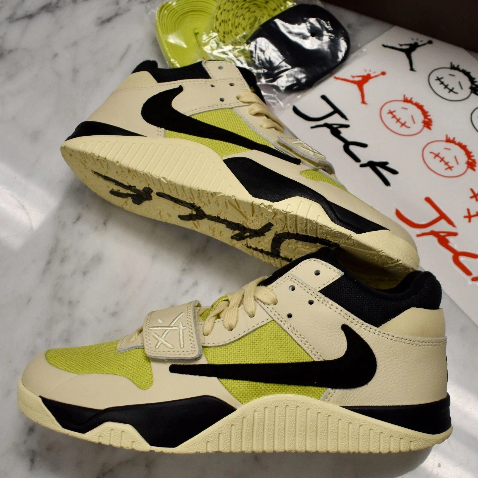 Jordan Brand × Nike × Travis Scott Nike Travis Scott Jordan Jumpman Jack TR Cactus Muslin Size US 10 / EU 43 - 22 Thumbnail