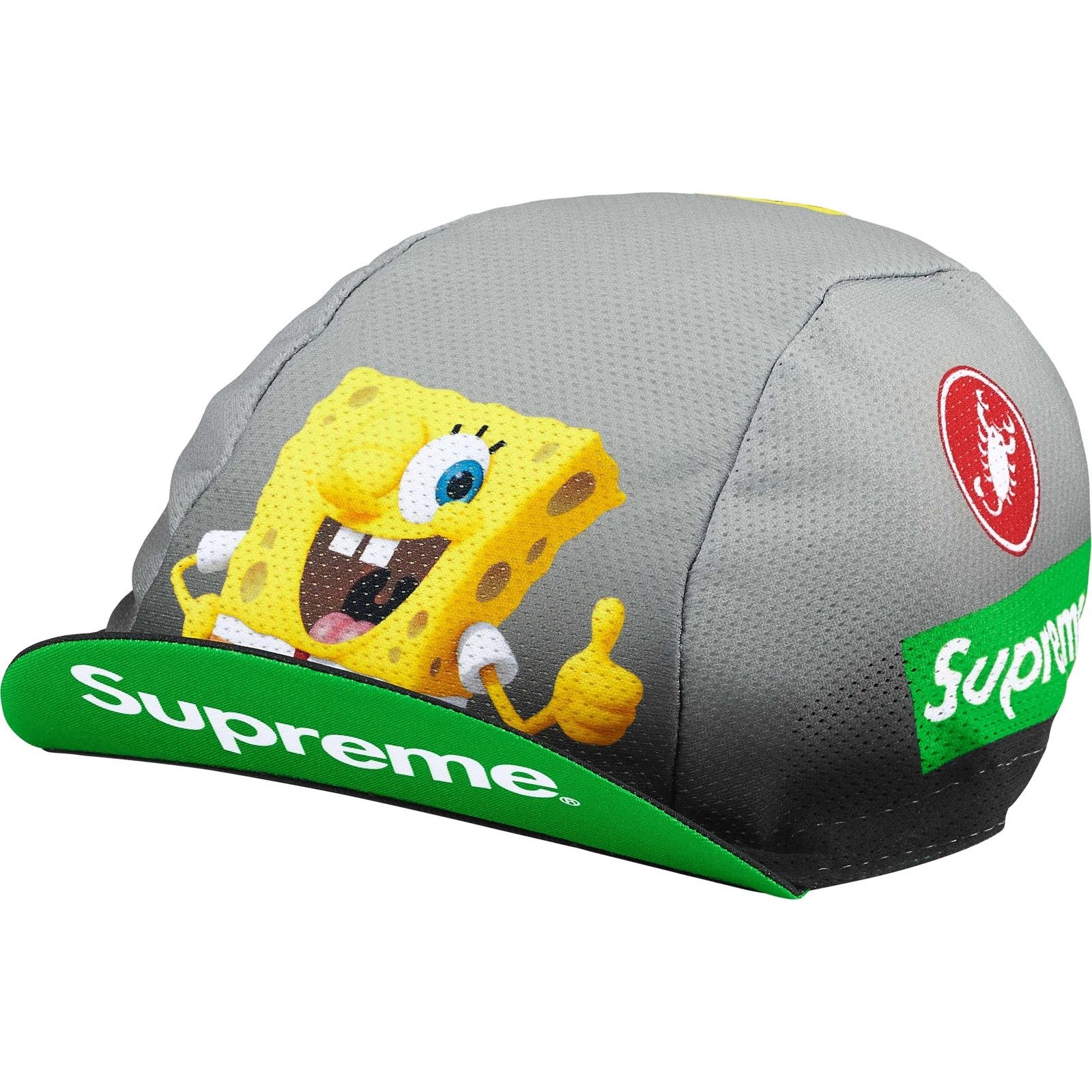 Supreme Supreme Castelli Spongebob Box Logo Cycling Cap Hat Black Size ONE SIZE - 2 Thumbnail