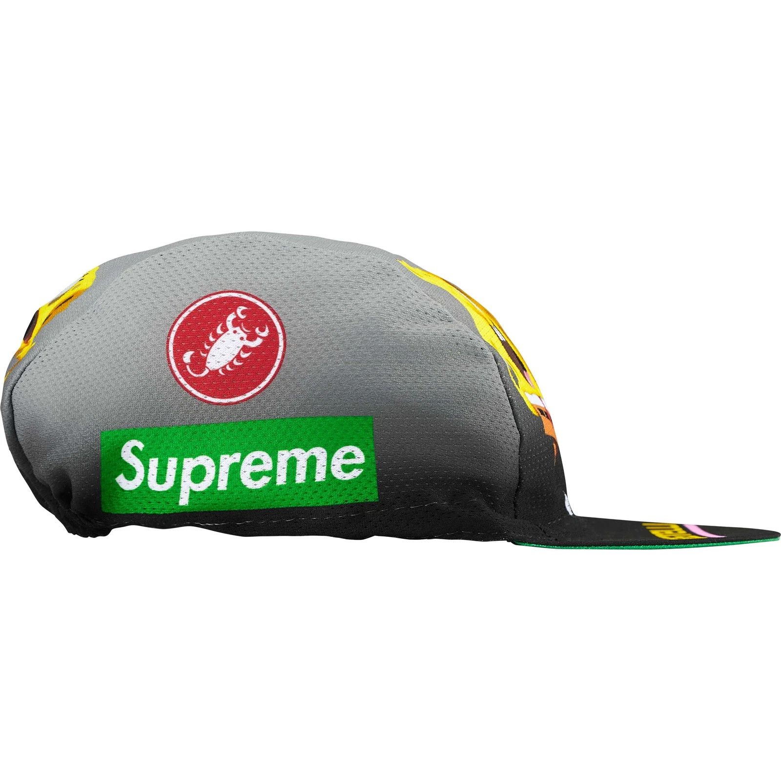 Supreme Castelli Spongebob Box Logo Cycling Cap Hat Black