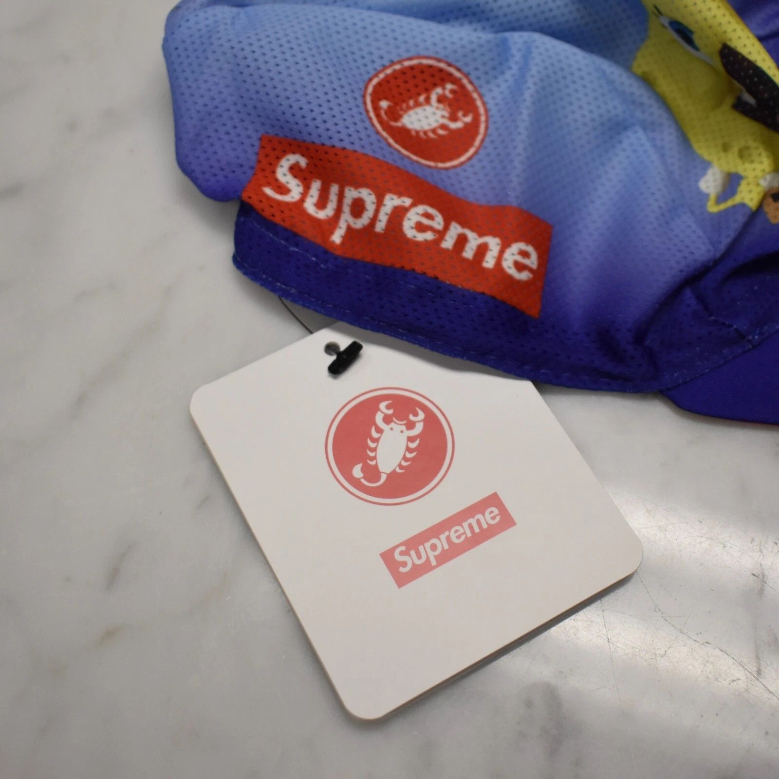 Supreme Supreme Castelli Spongebob Box Logo Cycling Cap Hat Blue Size ONE SIZE - 8 Thumbnail