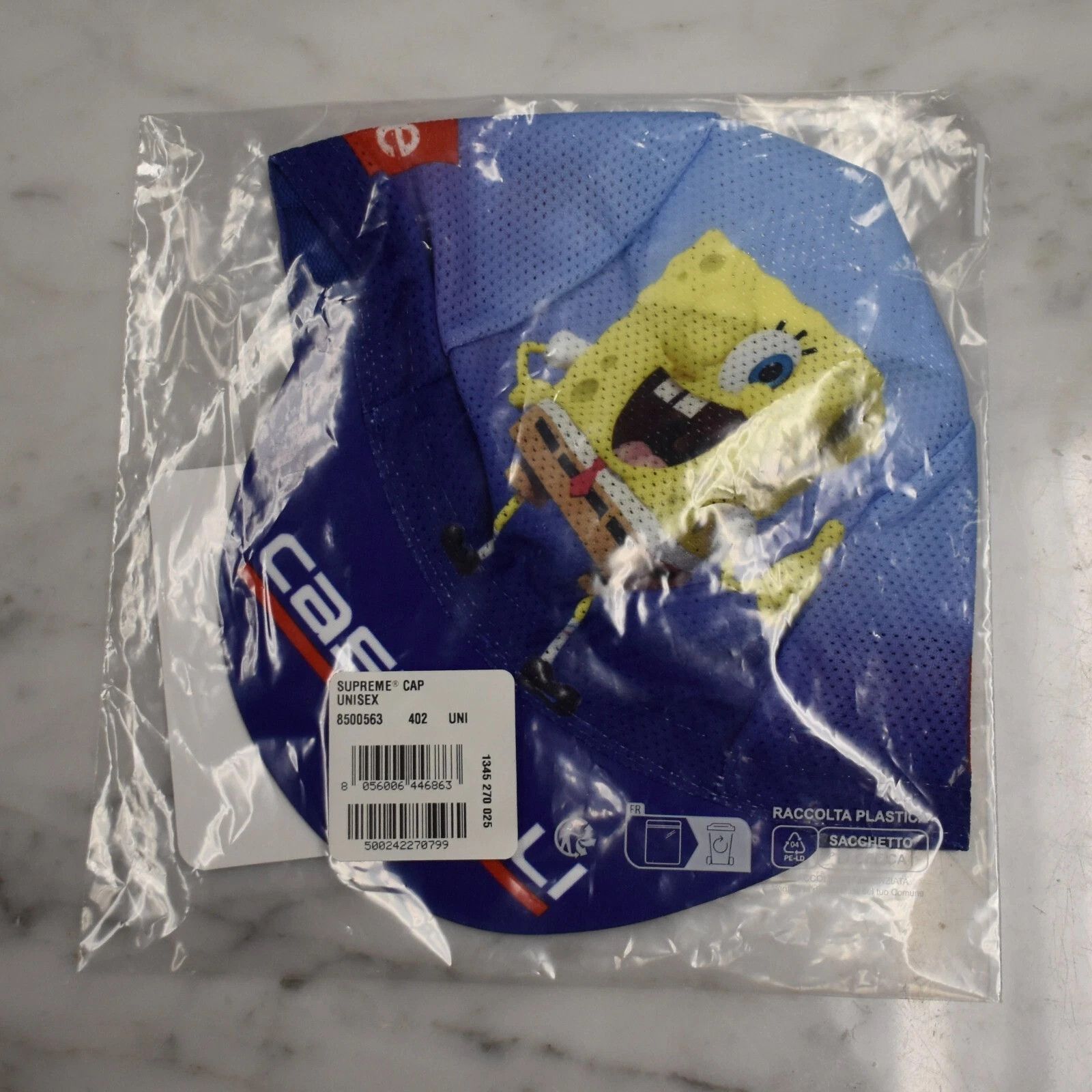 Supreme Supreme Castelli Spongebob Box Logo Cycling Cap Hat Blue Size ONE SIZE - 5 Thumbnail