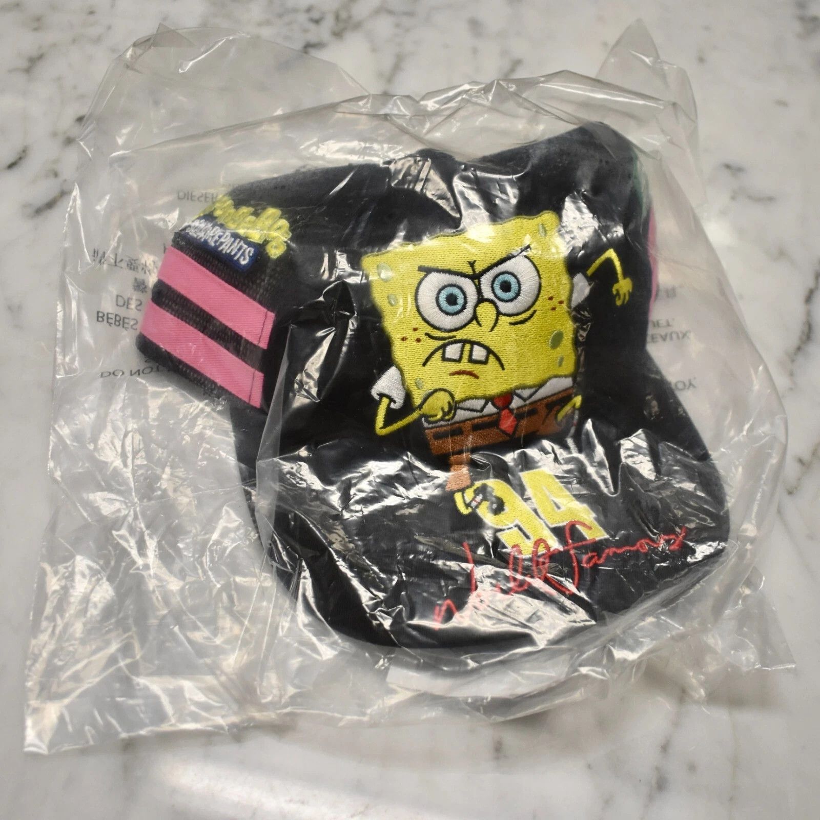 Jeff Hamilton × Supreme Supreme Jeff Hamilton Spongebob Racing Trucker Hat Black Size ONE SIZE - 8 Thumbnail