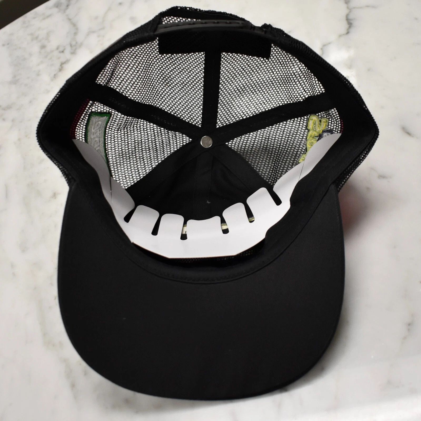 Jeff Hamilton × Supreme Supreme Jeff Hamilton Spongebob Racing Trucker Hat Black Size ONE SIZE - 7 Thumbnail