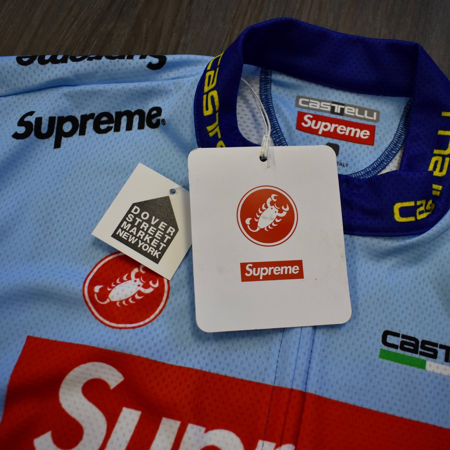 Supreme Supreme Castelli Spongebob Box Logo Cycling Jersey Blue Size US L / EU 52-54 / 3 - 5 Thumbnail