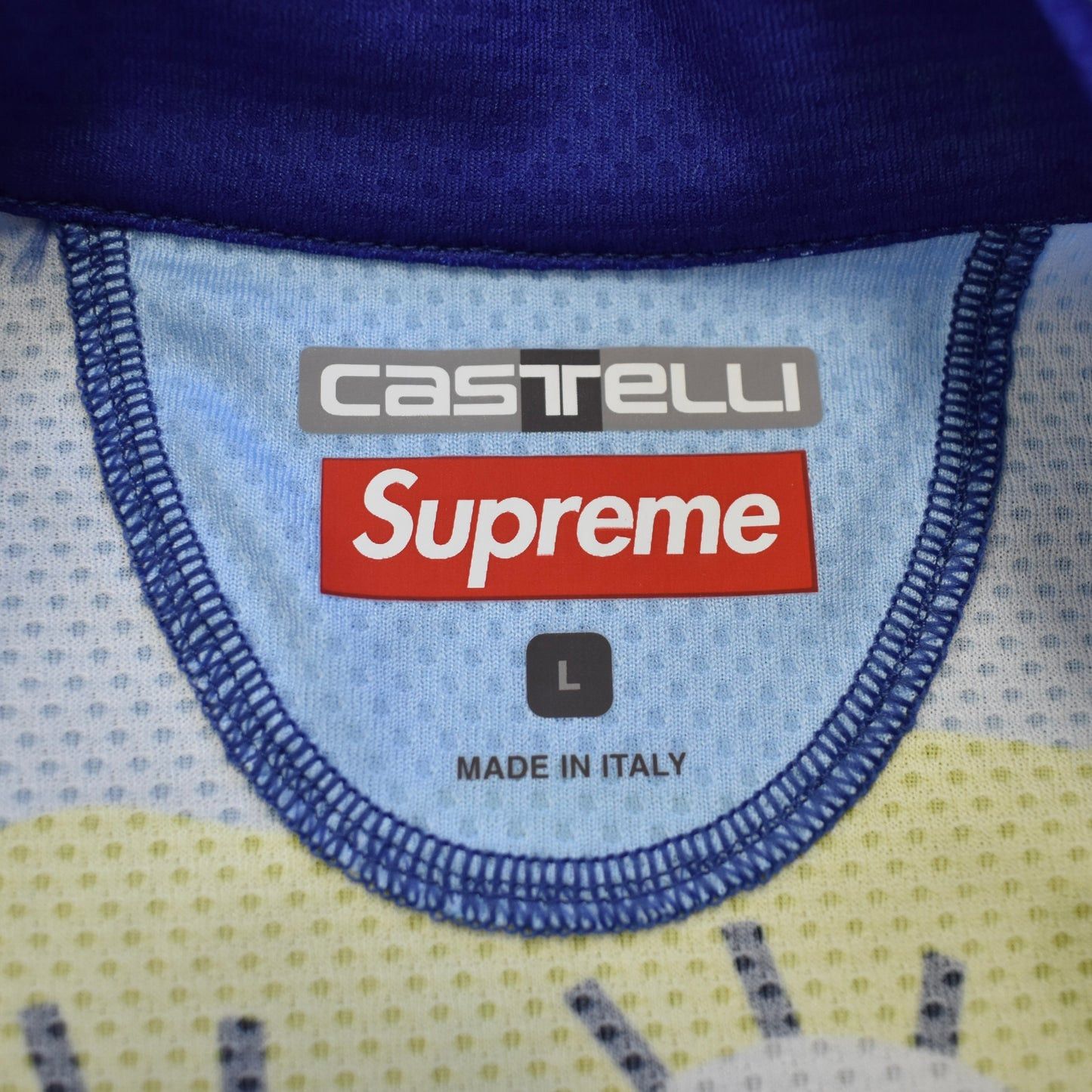 Supreme Supreme Castelli Spongebob Box Logo Cycling Jersey Blue Size US L / EU 52-54 / 3 - 4 Thumbnail
