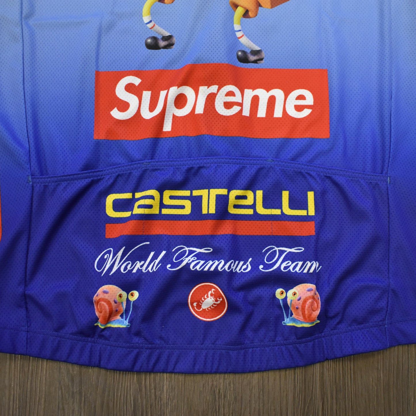 Supreme Supreme Castelli Spongebob Box Logo Cycling Jersey Blue Size US L / EU 52-54 / 3 - 8 Thumbnail