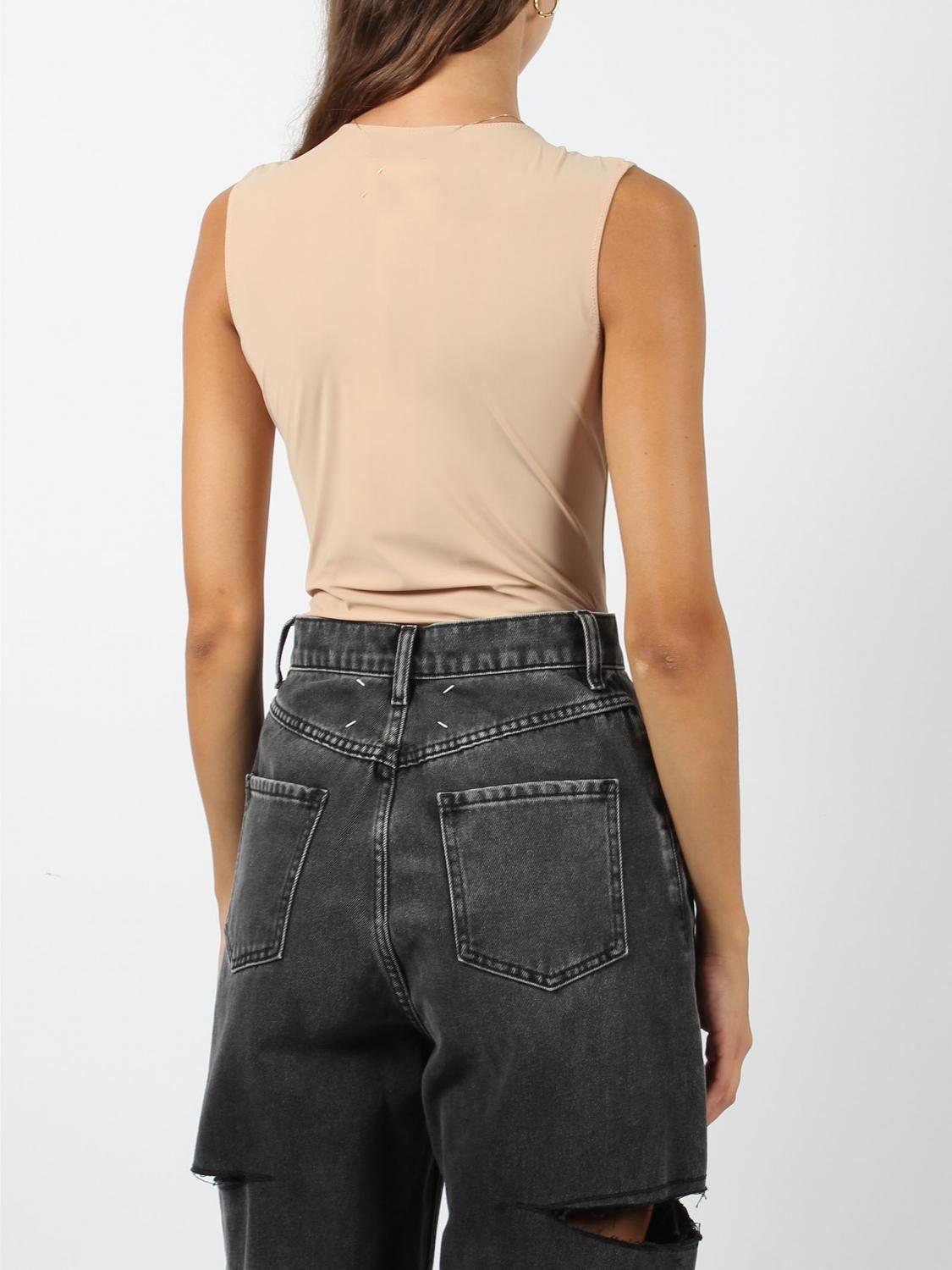 Maison Margiela Maison Margiela Bodysuit Woman Nude Size M / US 6-8 / IT 42-44 - 2 Thumbnail