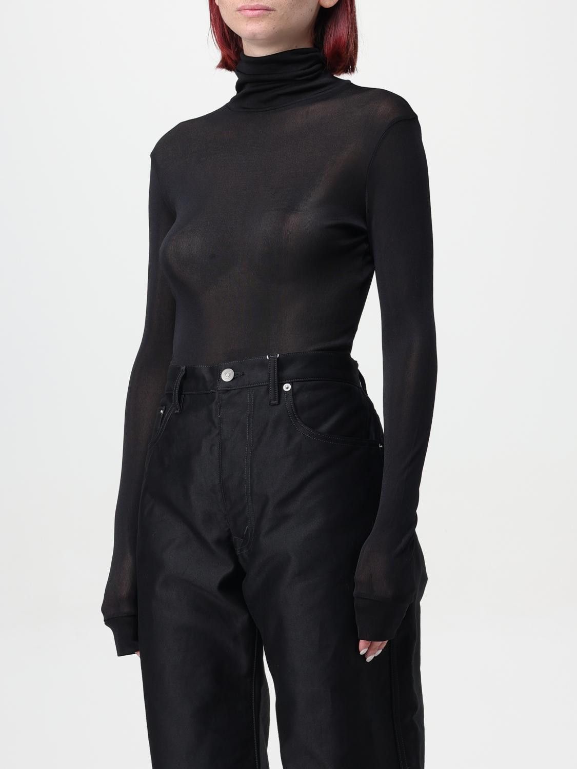 Maison Margiela Maison Margiela Bodysuit Woman Black Size XS / US 0-2 / IT 36-38 - 4 Thumbnail