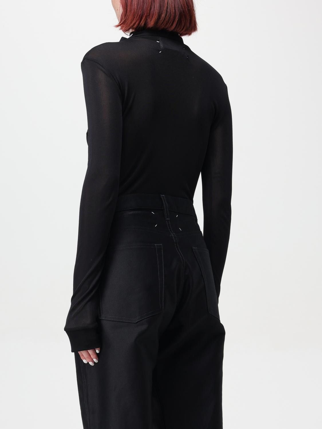 Maison Margiela Maison Margiela Bodysuit Woman Black Size XS / US 0-2 / IT 36-38 - 3 Thumbnail