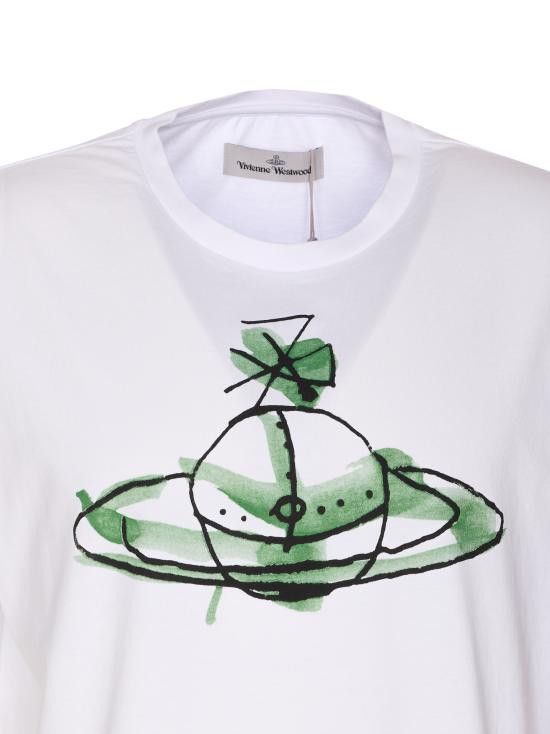 Vivienne Westwood VIVIENNE WESTWOOD Men T-Shirts 3G01003W J001MA401 White Size US S / EU 44-46 / 1 - 4 Thumbnail