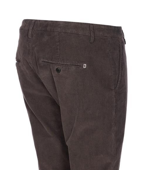 Dondup DONDUP Men Straight Pants UP235 VS0028U PT0737 Brown Size US 35 - 3 Thumbnail