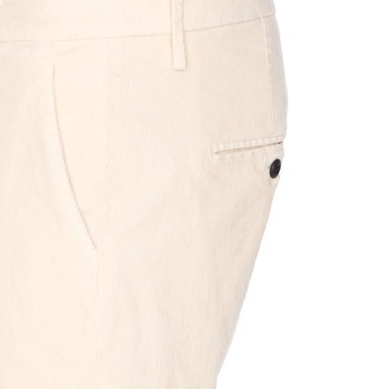 Dondup DONDUP Men Straight Pants UP235 VS0028U PT0005 White Size US 35 - 3 Thumbnail