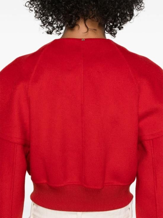 Sportmax SPORTMAX Women Jackets 12041011600 015 Red Size M / US 6-8 / IT 42-44 - 4 Thumbnail