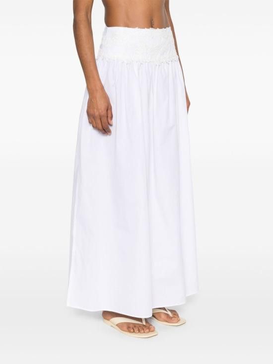 Ermanno Scervino ERMANNO SCERVINO Women Mid Skirts D464O605 OVZ10601 White Size 27" / US 4 / IT 40 - 3 Thumbnail