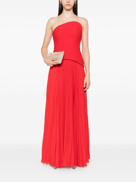 Solace London SOLACE LONDON Women Long Skirts OS44017 RED Red Size M / US 6-8 / IT 42-44 - 2 Thumbnail