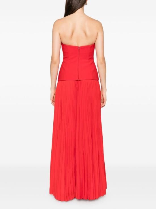 Solace London SOLACE LONDON Women Long Skirts OS44017 RED Red Size M / US 6-8 / IT 42-44 - 3 Thumbnail
