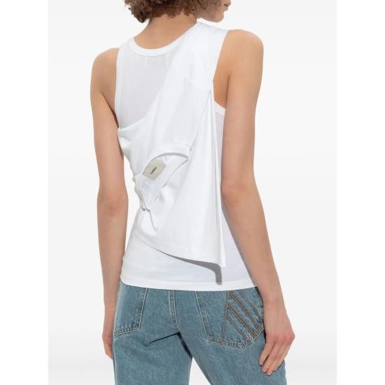 Coperni COPERNI Women Tops COPJS161F5009 WHT WHITE Size M / US 6-8 / IT 42-44 - 2 Thumbnail