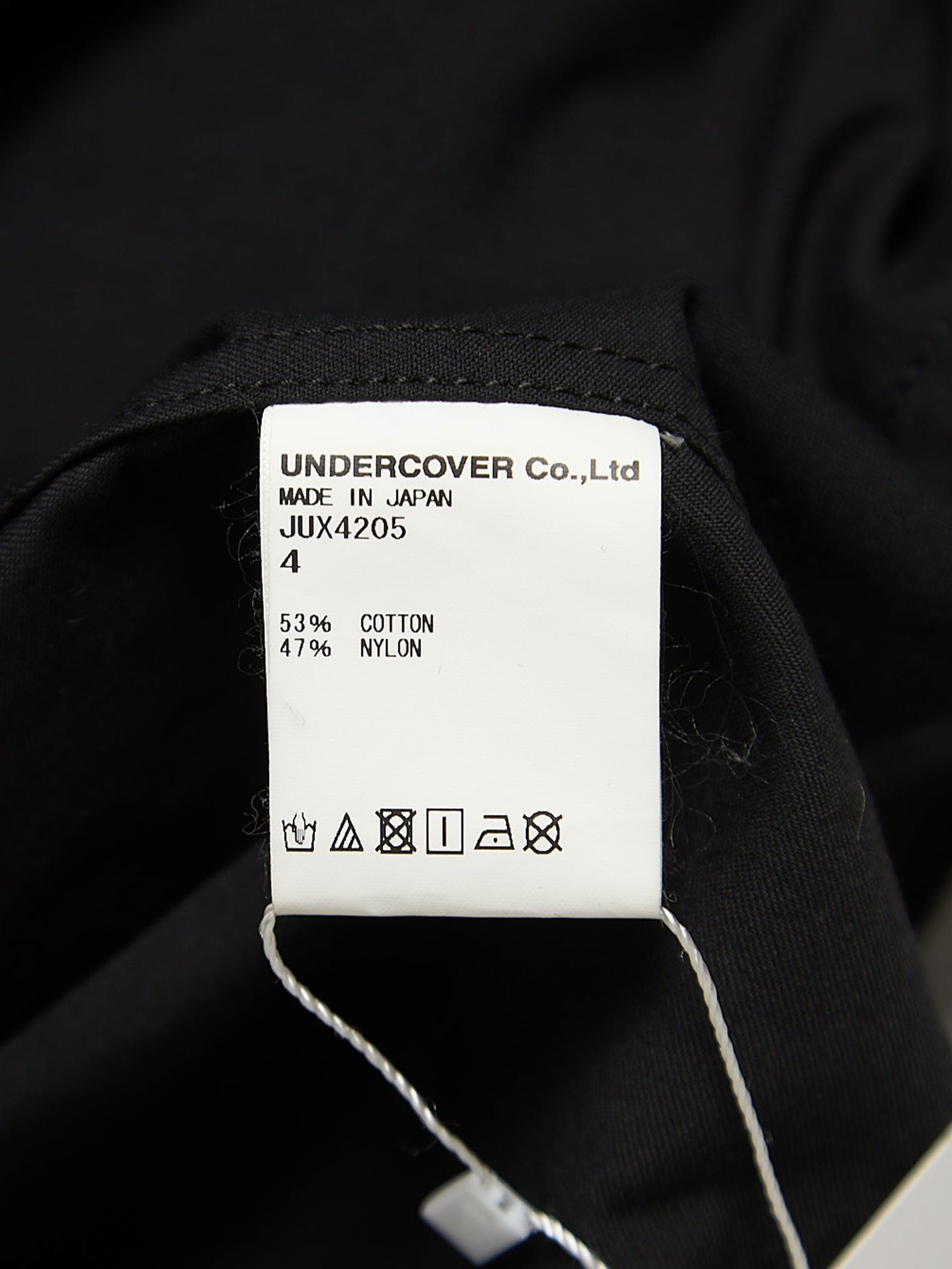 John Undercover Black Abstract Printed Cotton Zipped Jacket Size US XL / EU 56 / 4 - 4 Thumbnail