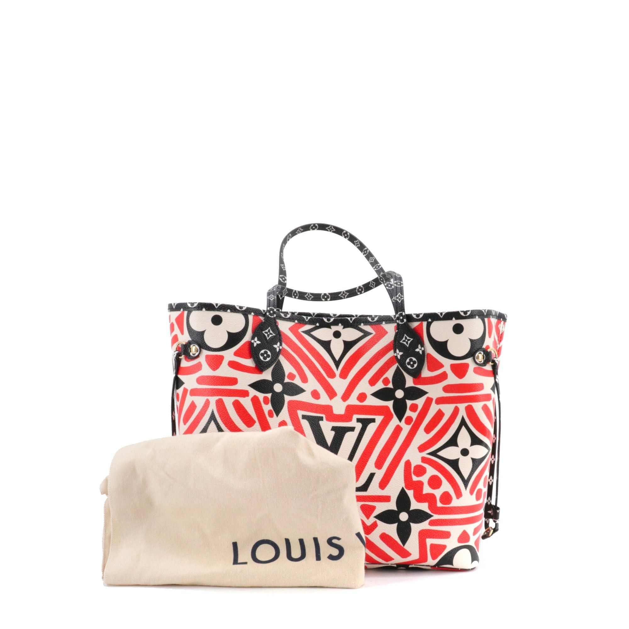 Louis Vuitton LOUIS VUITTON - Neverfull MM Crafty Louis Vuitton tote bag in limited edition monogrammed canvas Size ONE SIZE - 9 Thumbnail