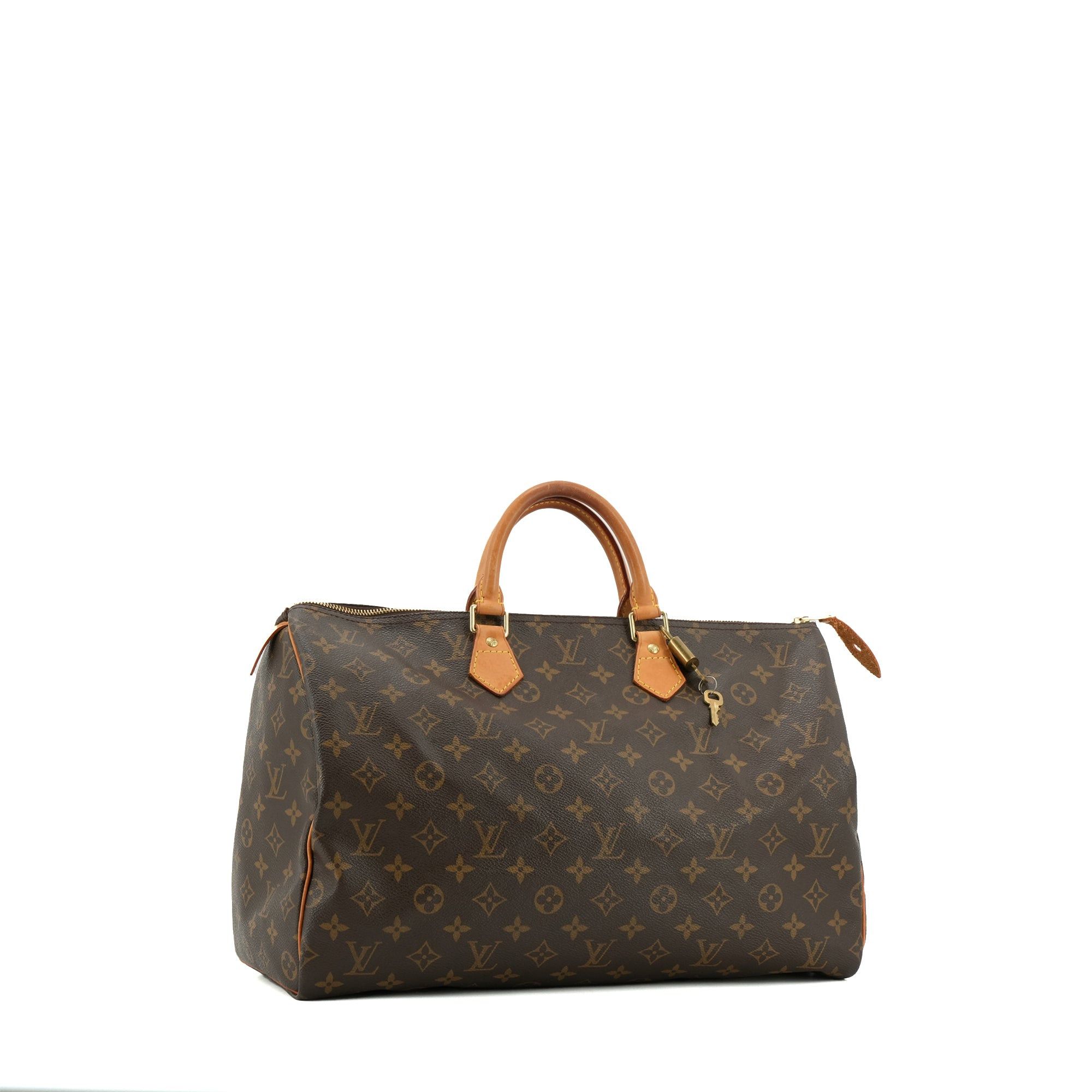Louis Vuitton LOUIS VUITTON - Louis Vuitton Speedy 40 handbag in monogrammed canvas Size ONE SIZE - 2 Thumbnail