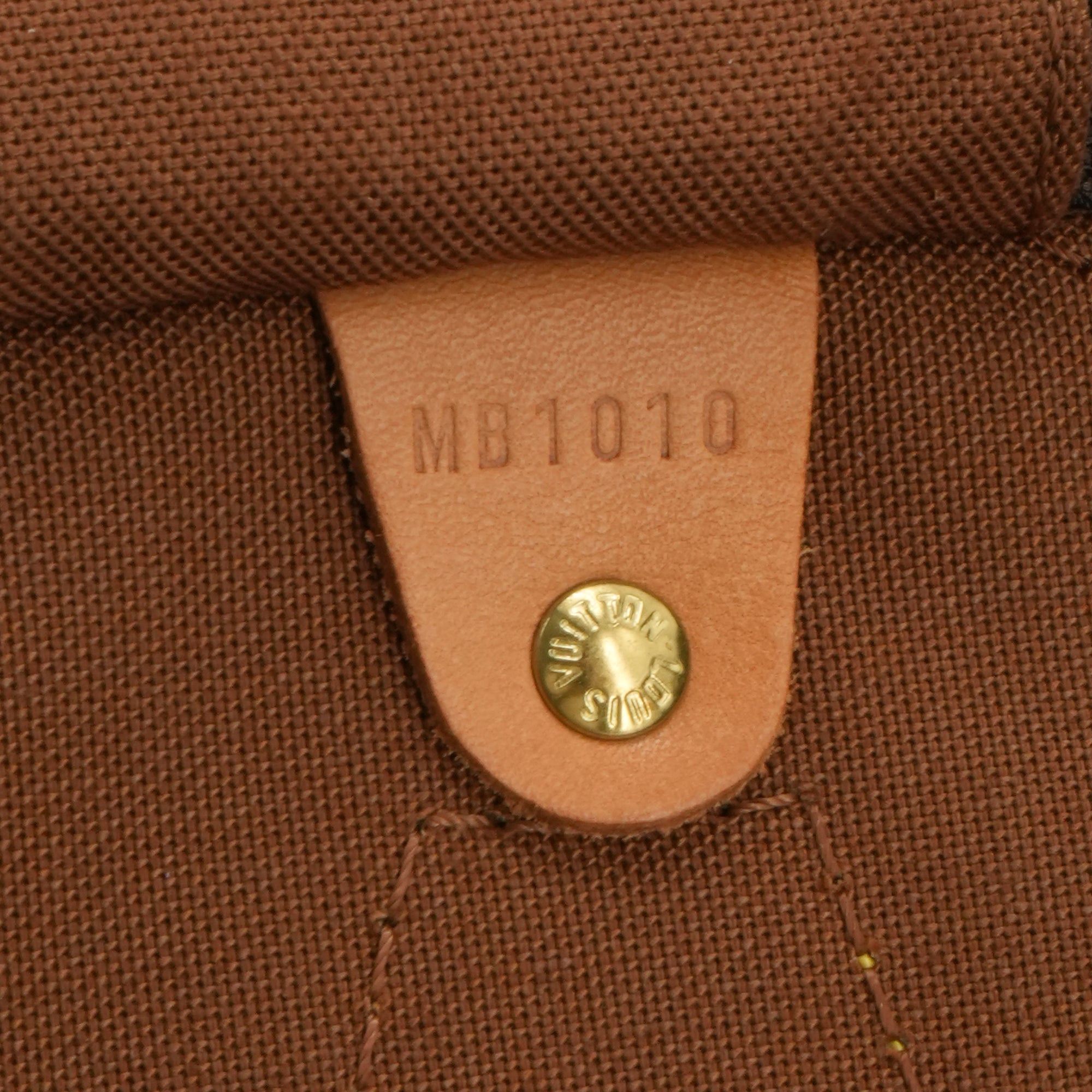 Louis Vuitton LOUIS VUITTON - Louis Vuitton Speedy 40 handbag in monogrammed canvas Size ONE SIZE - 7 Thumbnail