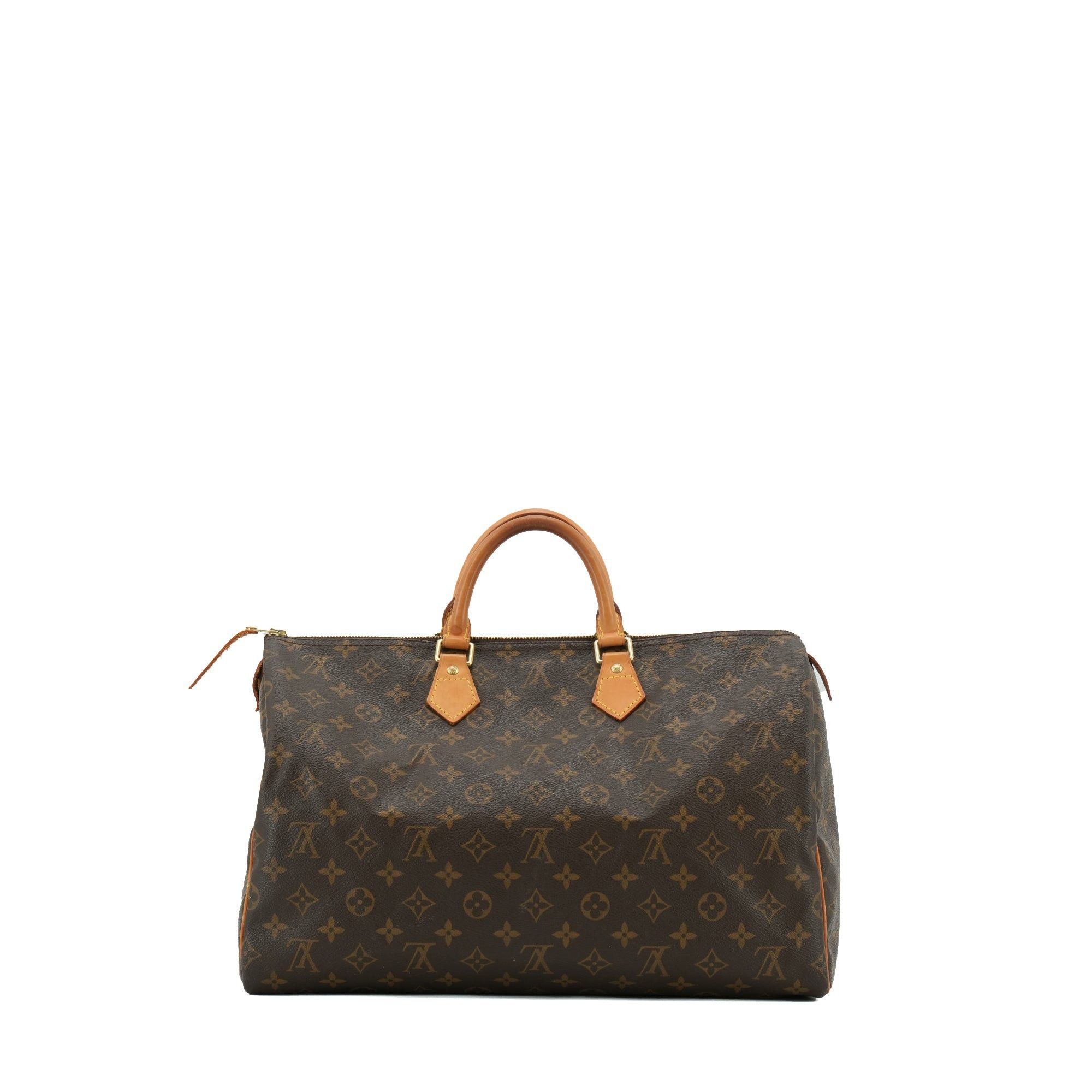 Louis Vuitton LOUIS VUITTON - Louis Vuitton Speedy 40 handbag in monogrammed canvas Size ONE SIZE - 3 Thumbnail