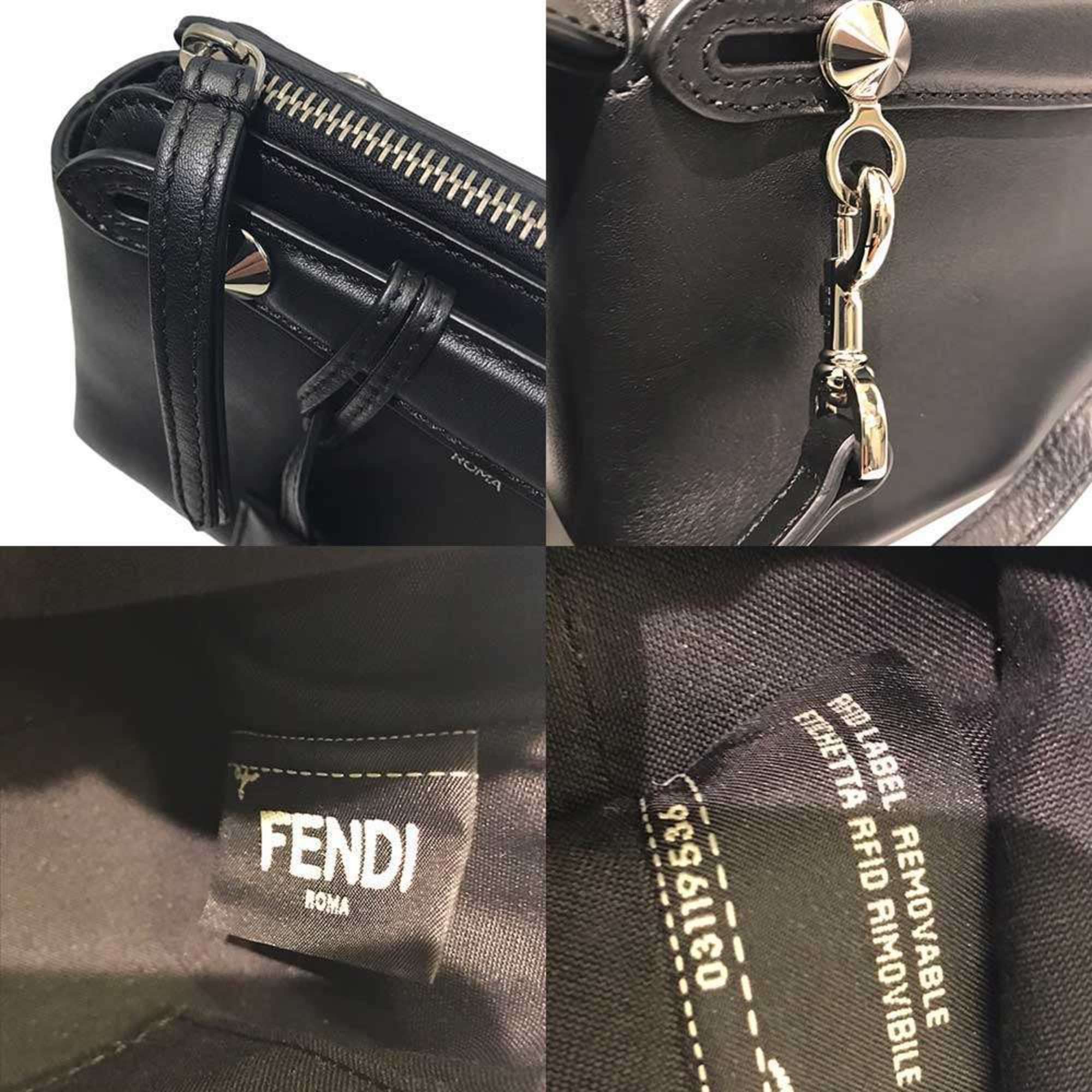 Fendi FENDI BY THE WAY MINI HANDBAG LEATHER BLACK STONE 8BL135 Size ONE SIZE - 8 Thumbnail
