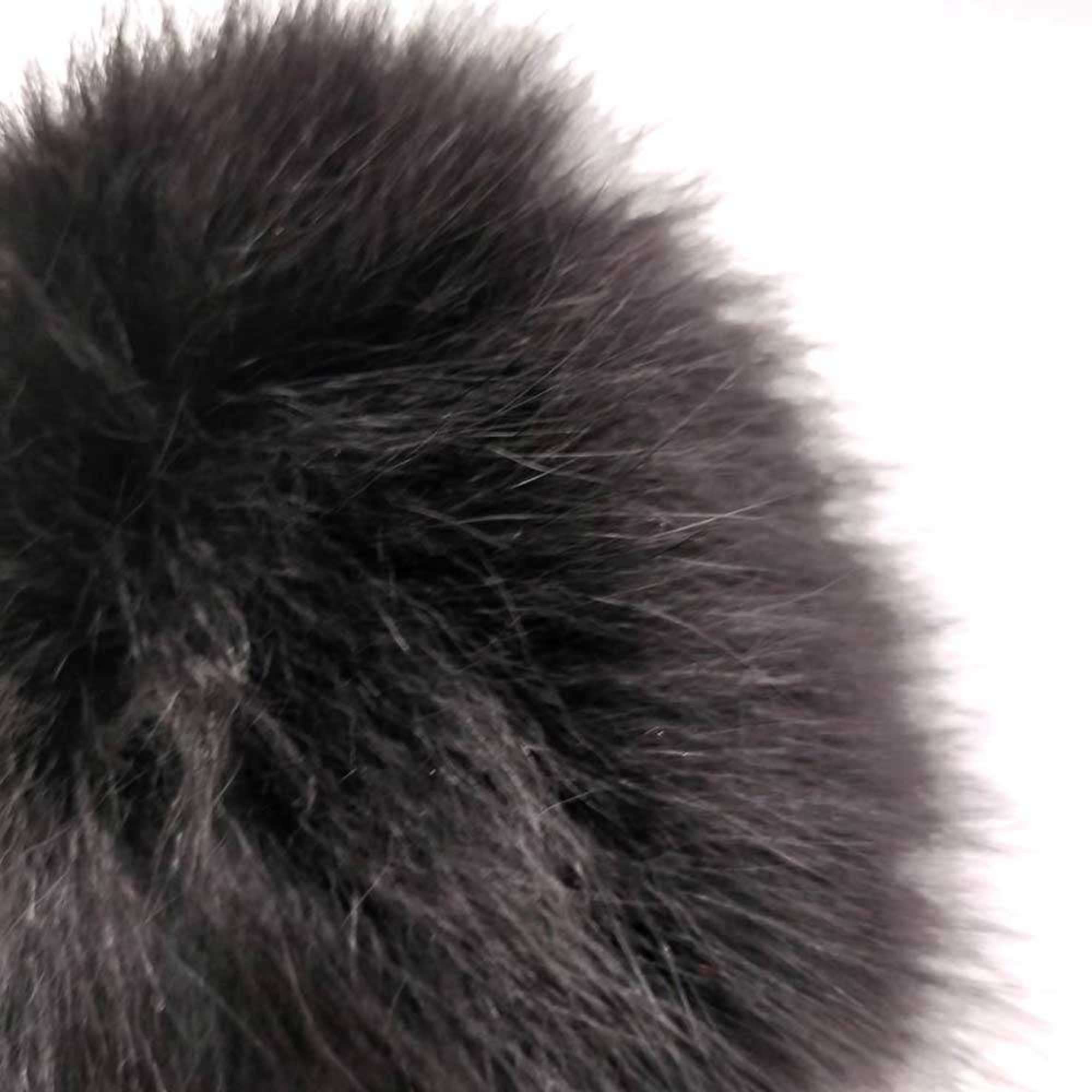 Louis Vuitton Louis Vuitton Fuzzy Bubble Fur Bag Charm Black M67372 Women's LOUIS VUITTON Size ONE SIZE - 4 Thumbnail