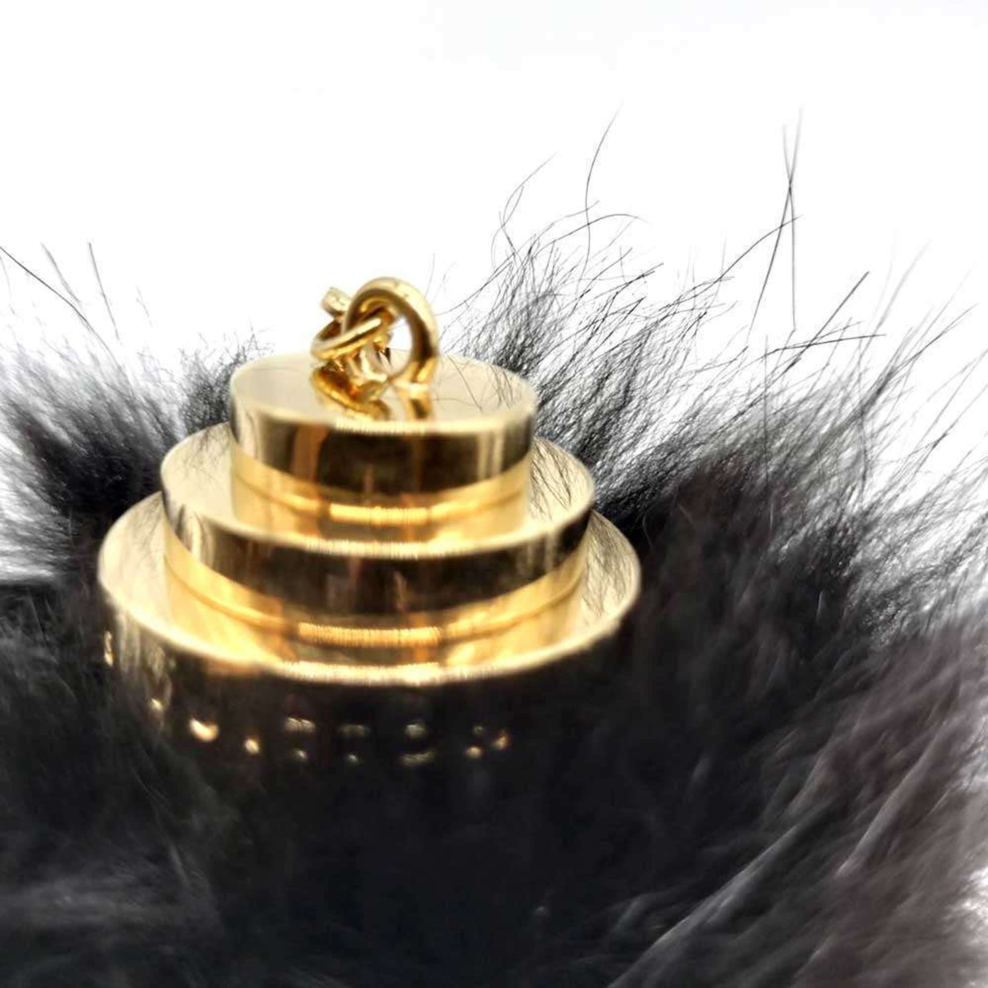 Louis Vuitton Louis Vuitton Fuzzy Bubble Fur Bag Charm Black M67372 Women's LOUIS VUITTON Size ONE SIZE - 6 Thumbnail
