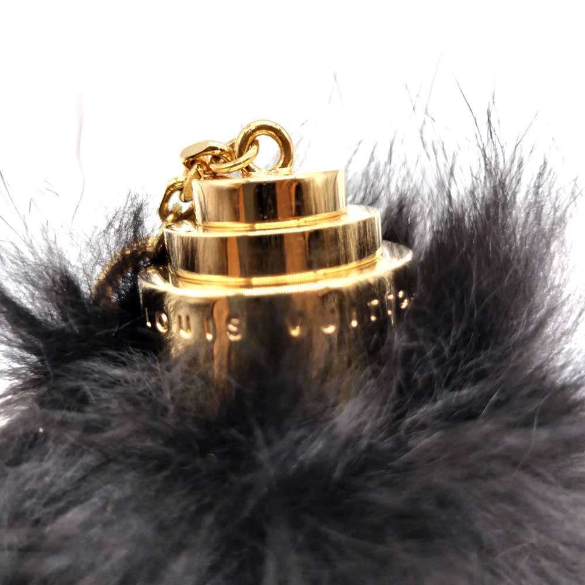 Louis Vuitton Louis Vuitton Fuzzy Bubble Fur Bag Charm Black M67372 Women's LOUIS VUITTON Size ONE SIZE - 5 Thumbnail
