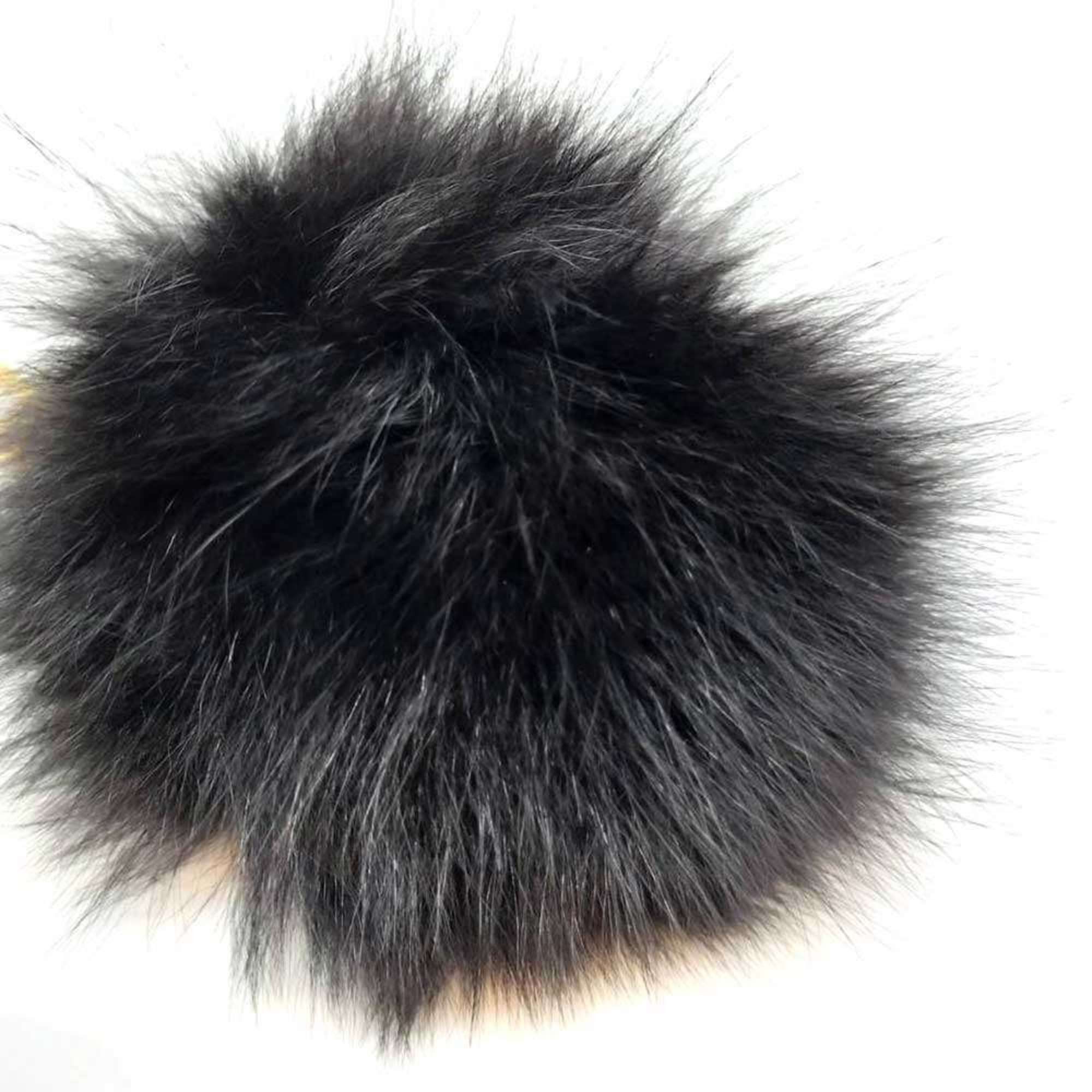 Louis Vuitton Louis Vuitton Fuzzy Bubble Fur Bag Charm Black M67372 Women's LOUIS VUITTON Size ONE SIZE - 2 Thumbnail