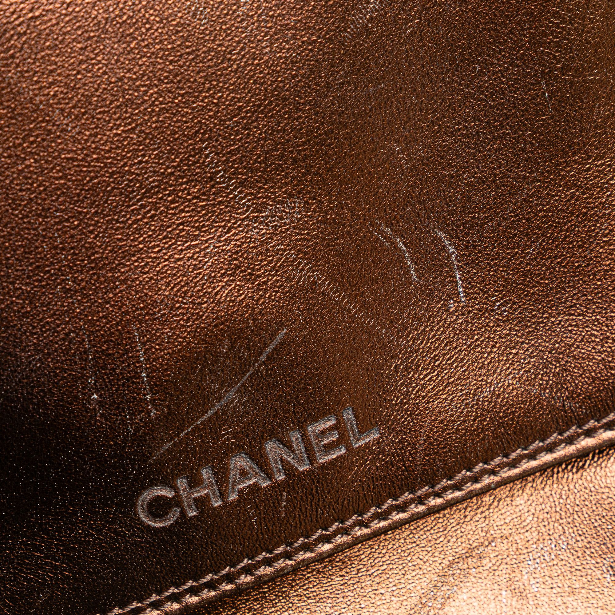 Chanel Chanel Metallic Lambskin Flap Crossbody Size ONE SIZE - 9 Thumbnail